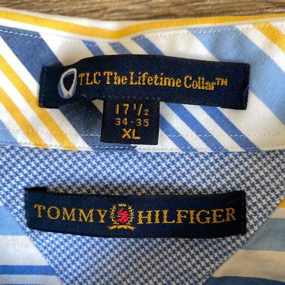 Tommy Hilfiger Striped Lifetime Collar Shirt - Picture 5 of 5